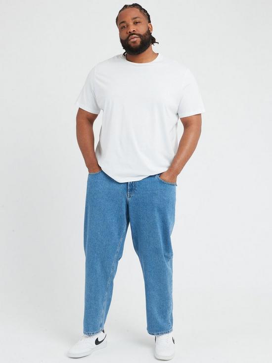 JACK&JONES JEANSY PLUS SIZE LUŹNY KRÓJ 