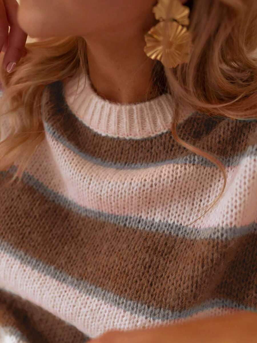 SWETER DZIANInowy PASKI 