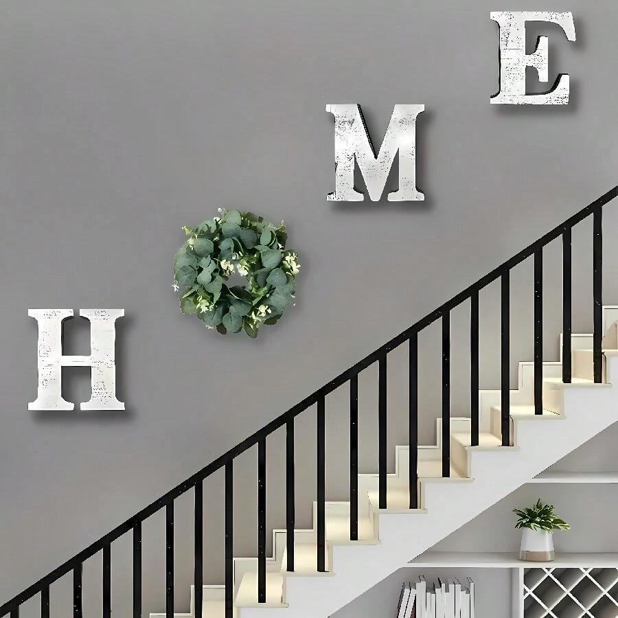 Ozdoba ścienna napis home