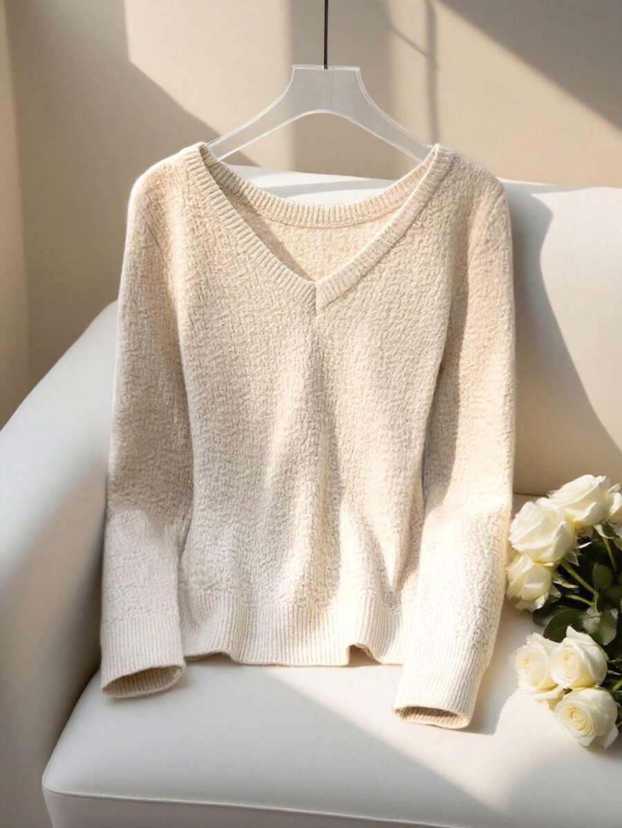 SWETER DAMSKI DEKOLT V