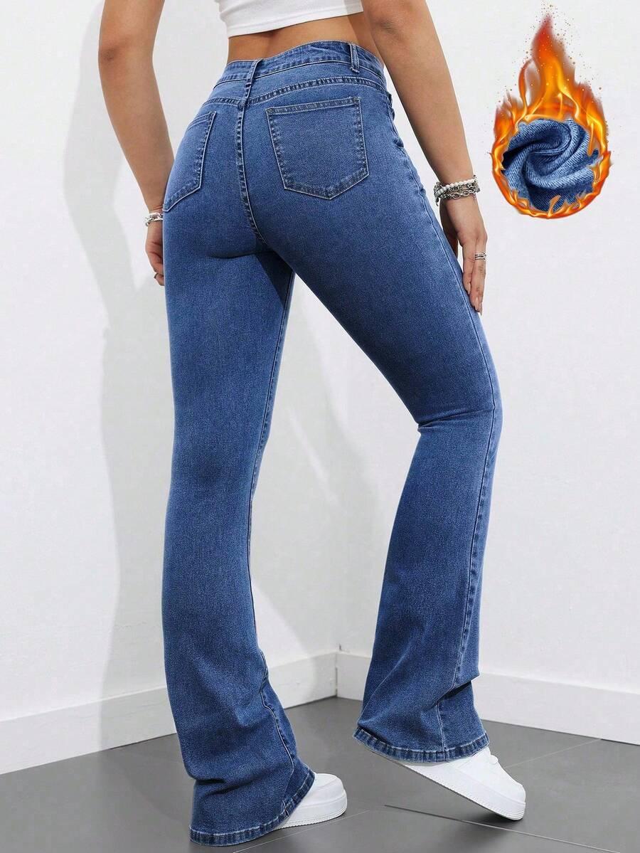 NIEBIESKIE SPODNIE JEANS