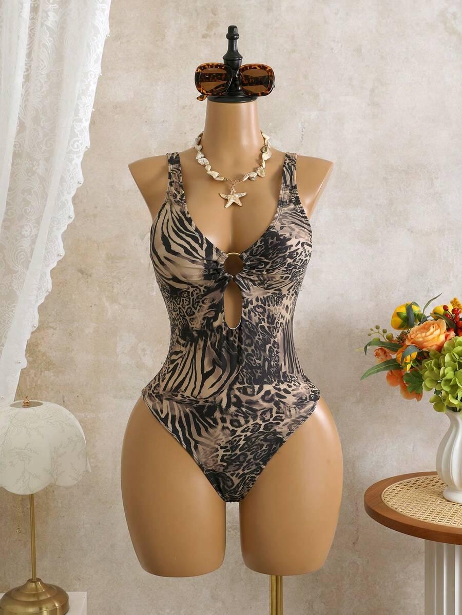 jednoczęściowy strój kąpielowy sarong