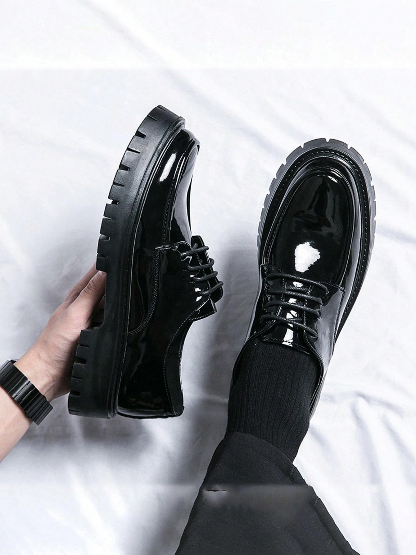 czarne buty casual
