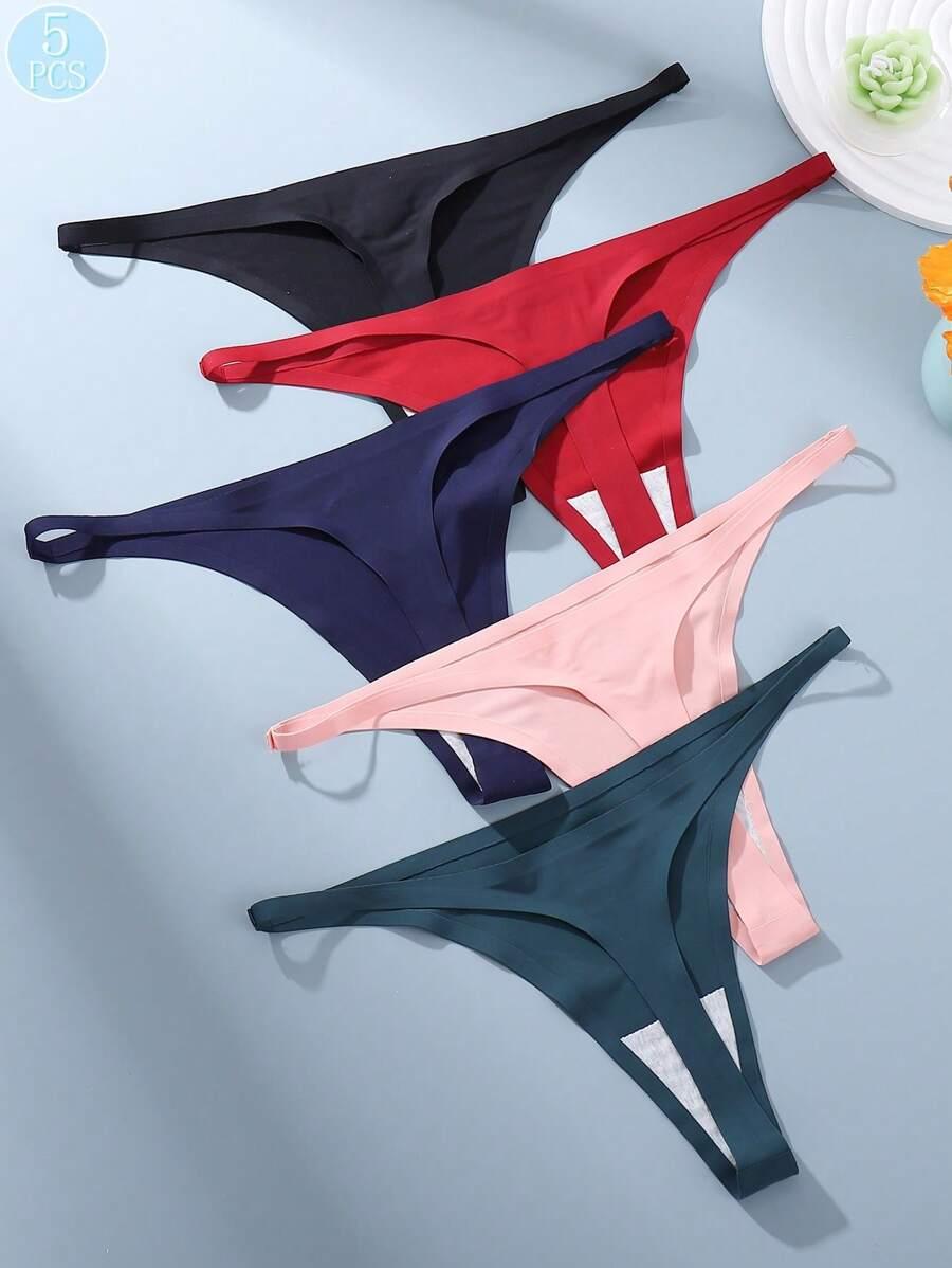 bezszwowe majtki stringi 5-pack
