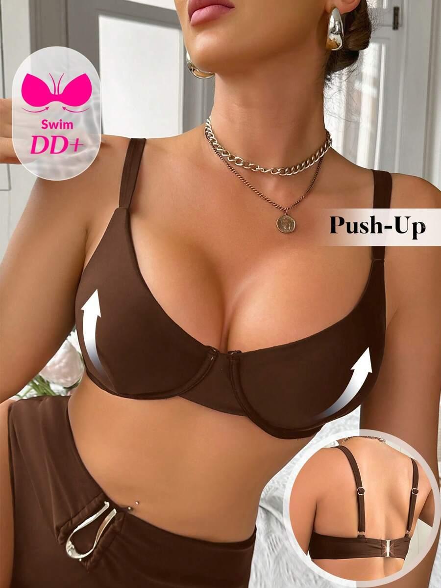 brązowa góra od bikini 