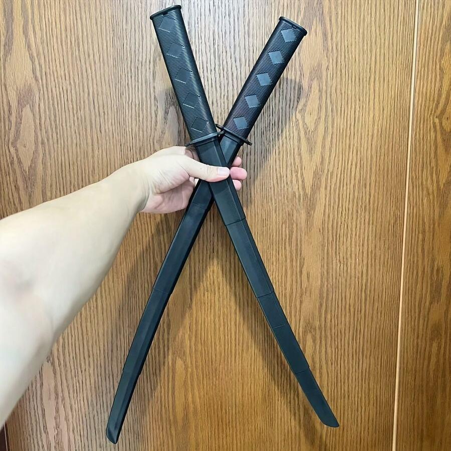 czarny miecz katana 2-pack