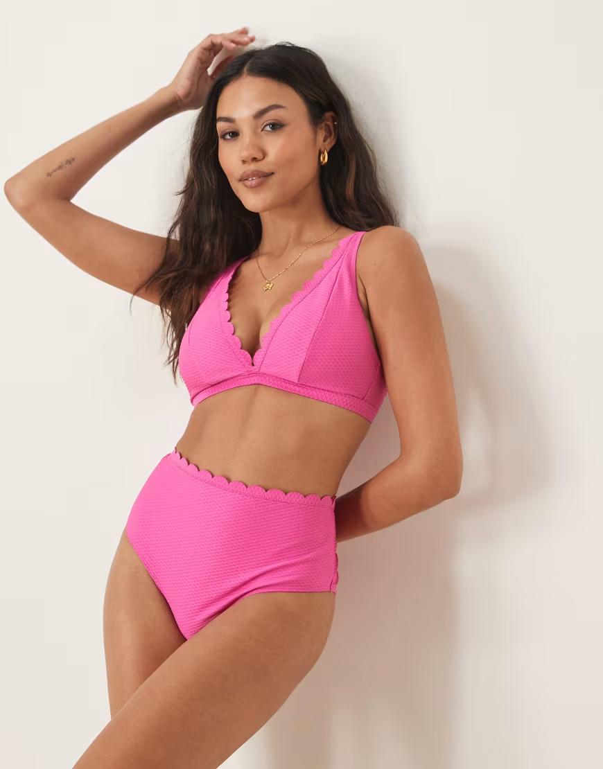 różowa góra od bikini tekstura