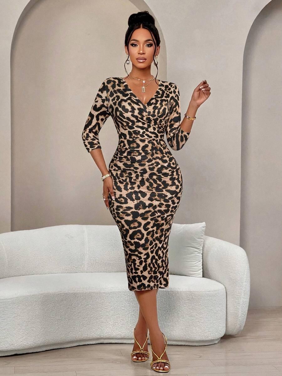 sukienka animal print