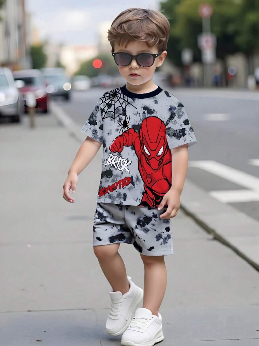 KOMPLET CHŁOPIĘCY Z NADRUKIEM SPIDER MAN