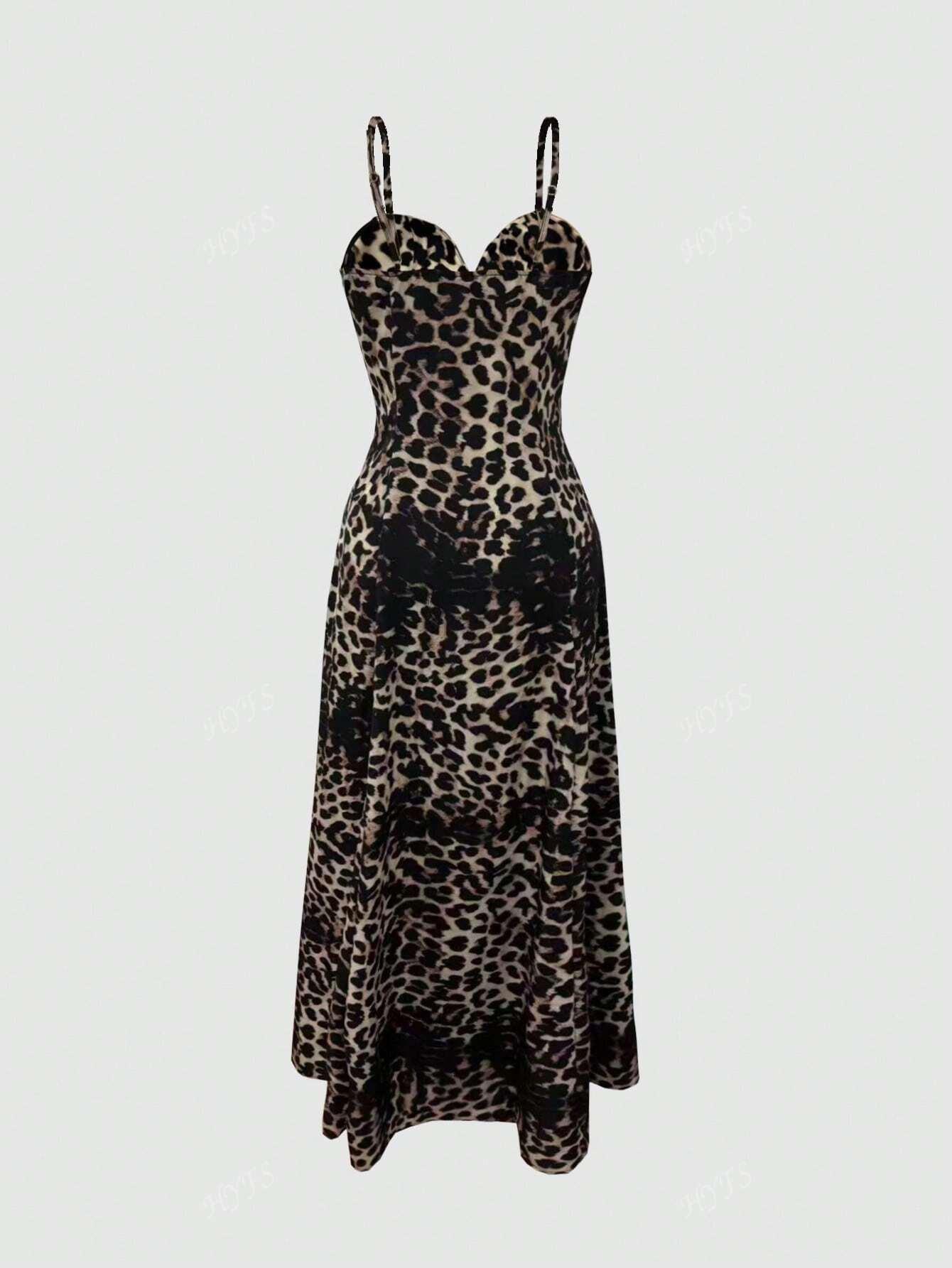 MAXI SUKIENKA ANIMAL PRINT