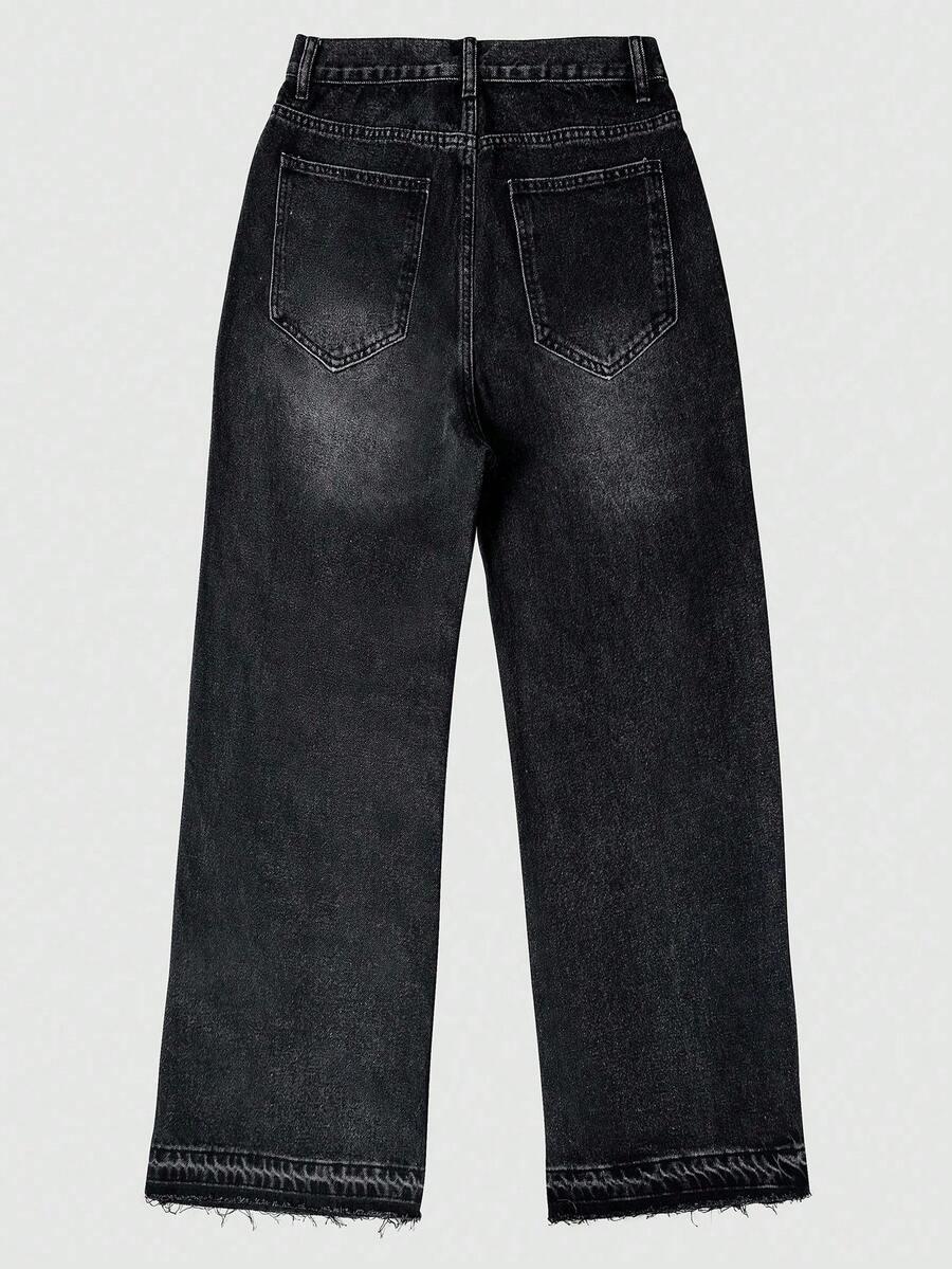 czarne spodnie jeans