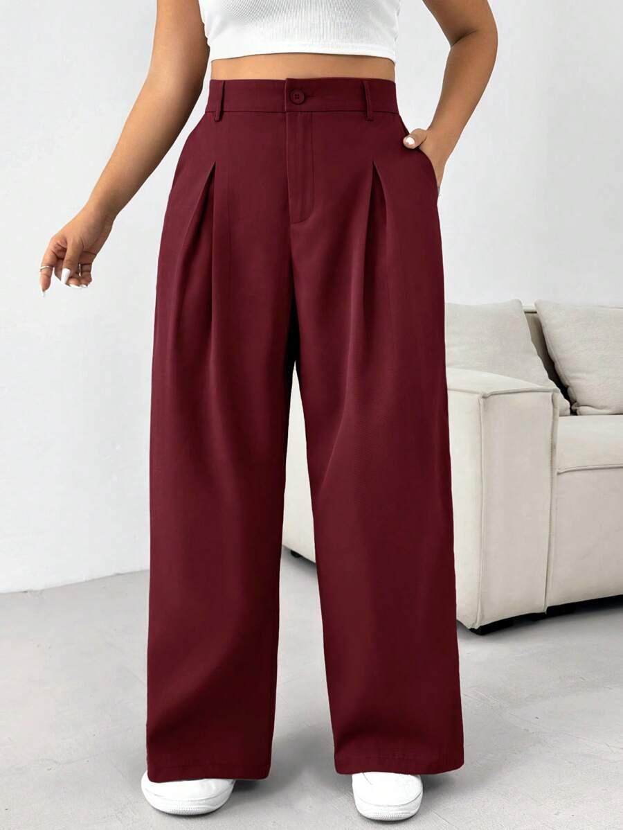 BORDOWE SPODNIE CASUAL
