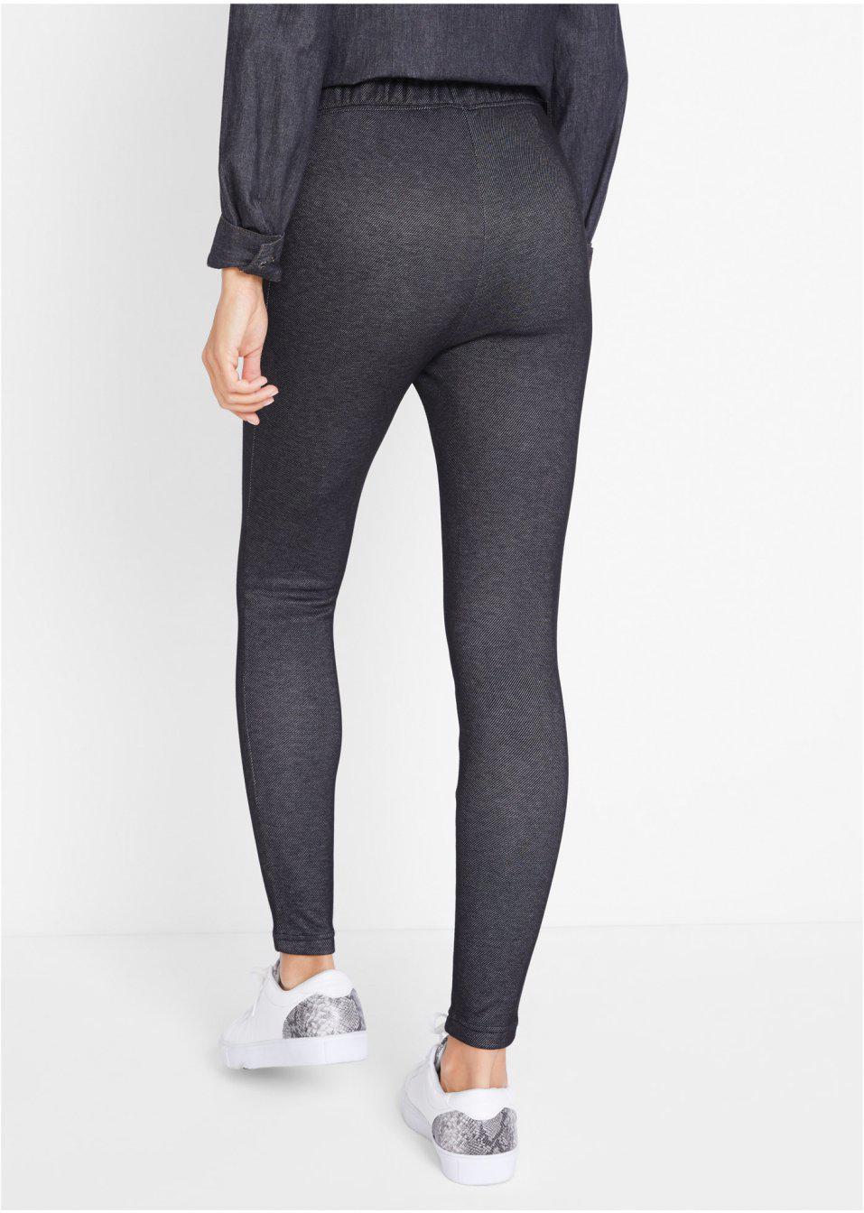 LEGGINSY DAMSKIE CZARNE