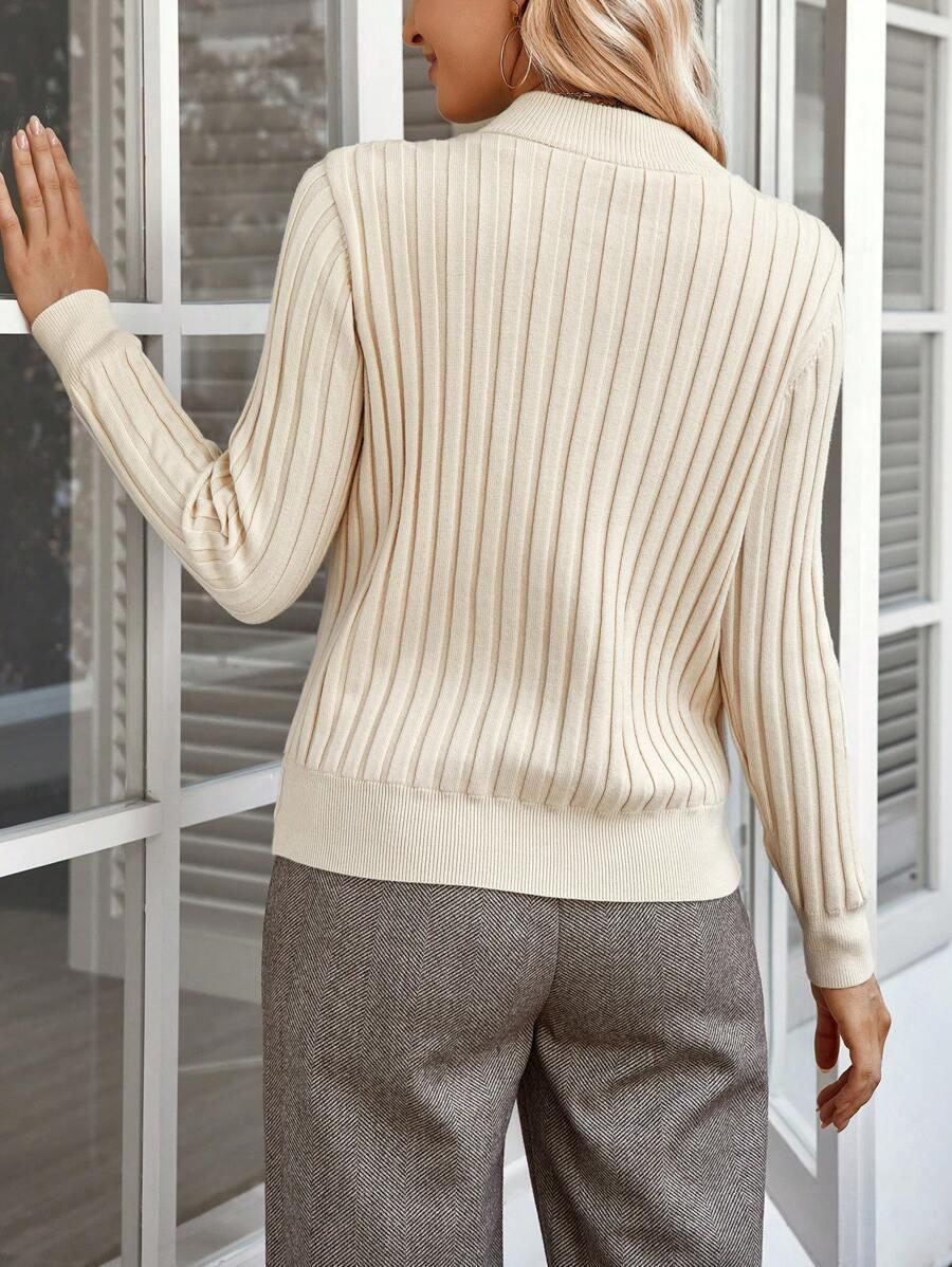 SWETER Z DŁUGIM RĘKAWEM W PRĄŻKI