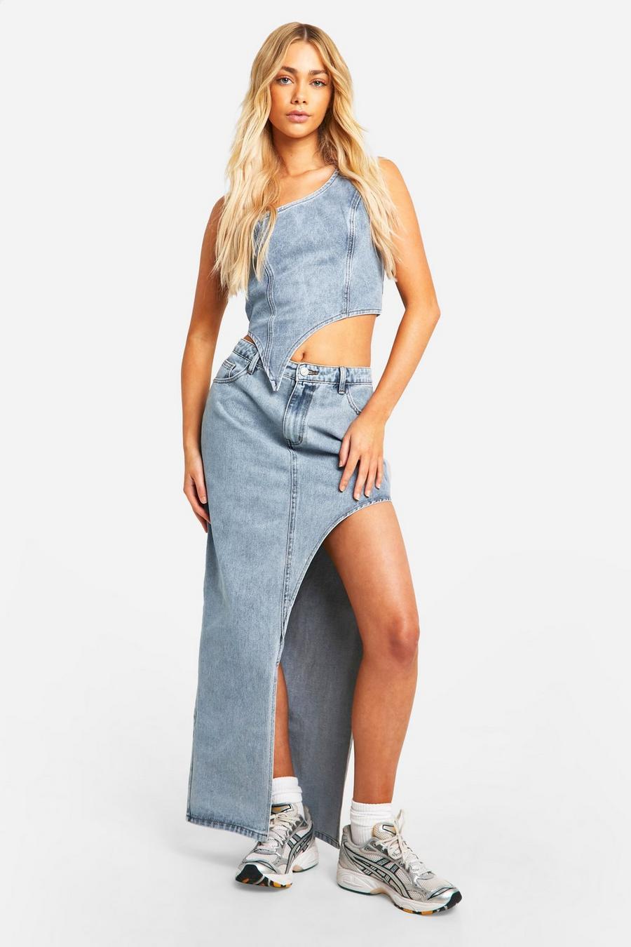 TOP JEANSOWY DAMSKI