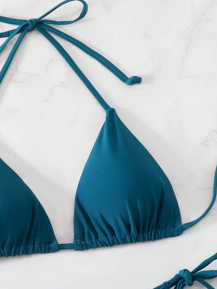 wiązany komplet bikini 
