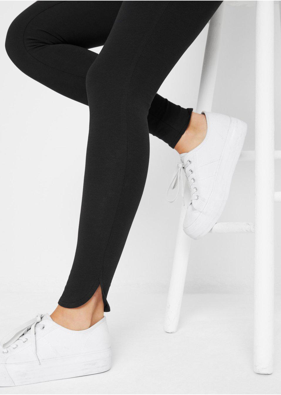 LEGGINSY BAWEŁNIANE DAMSKIE