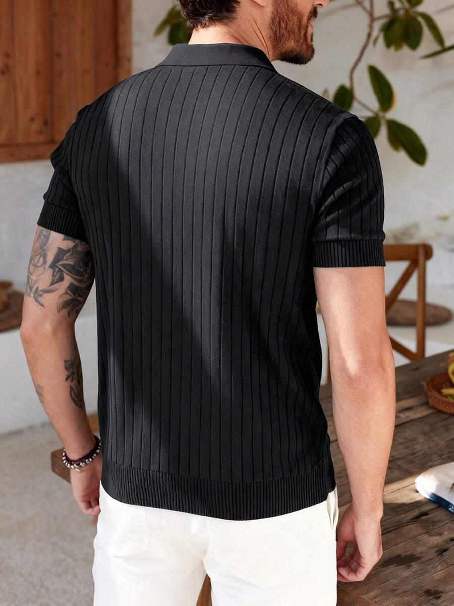 DZIANINOWA KOSZULKA POLO
