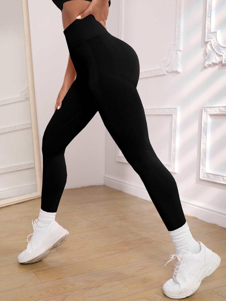 CZARNE LEGGINSY WYSOKI STAN 