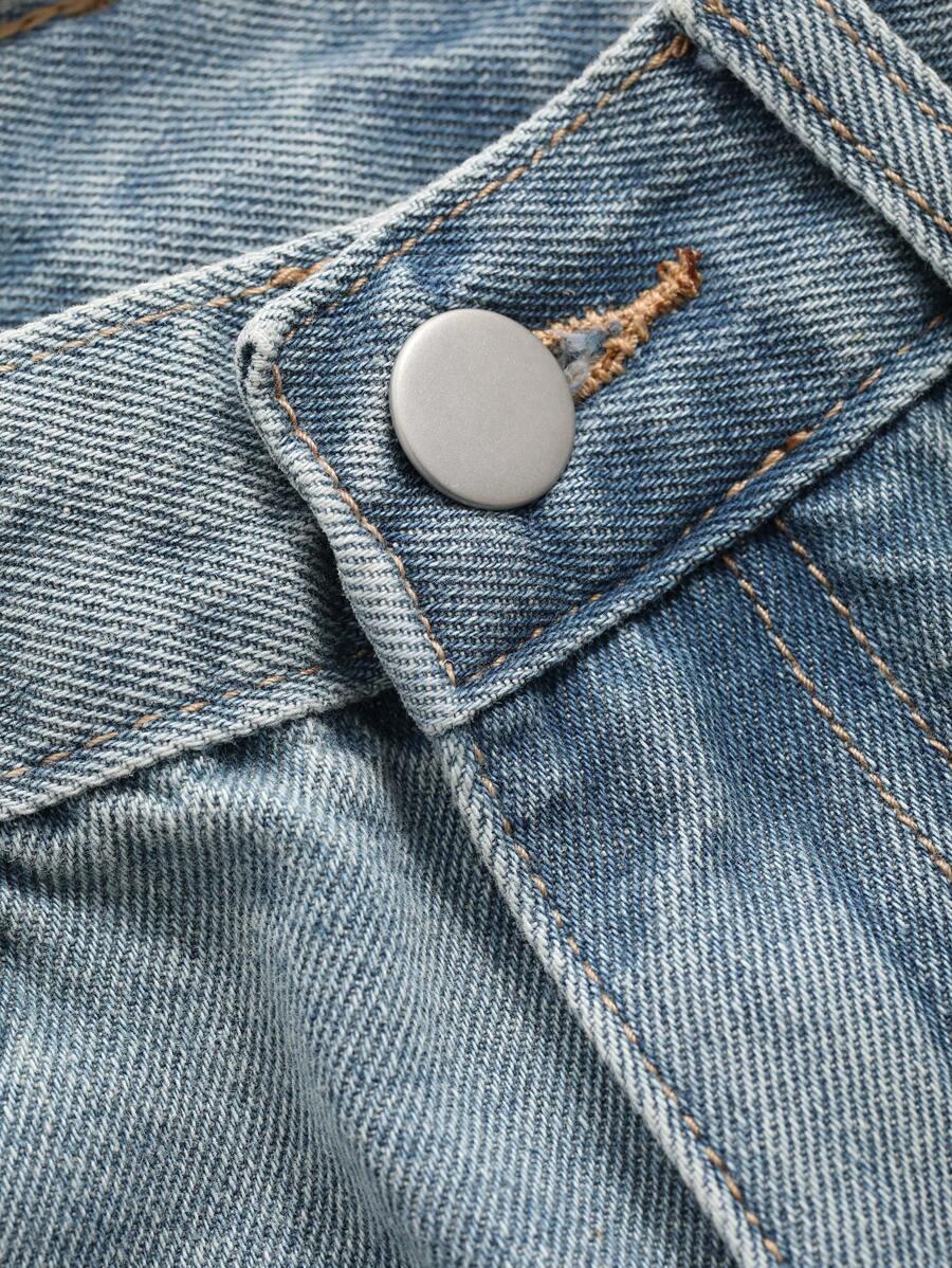 NIEBIESKIE SPODNIE JEANS