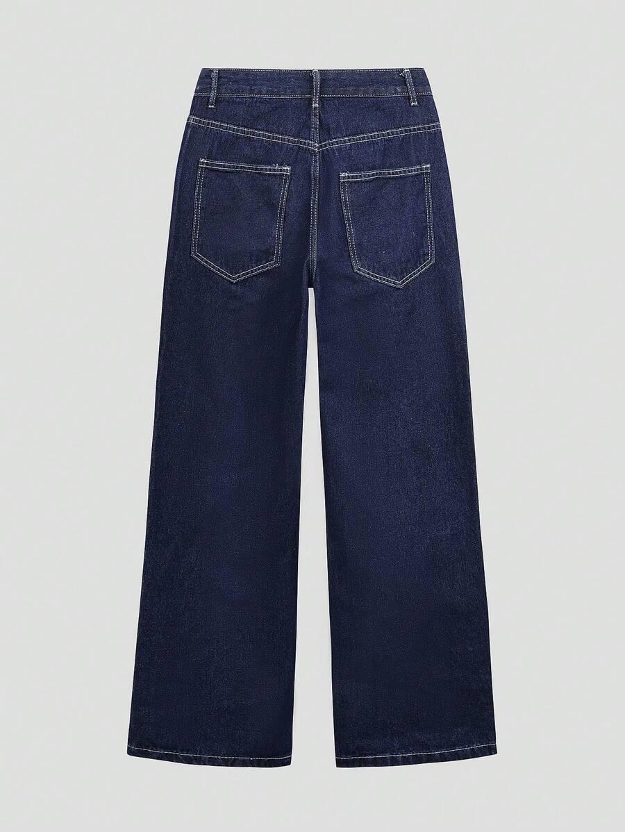 spodnie jeans prosta nogawka