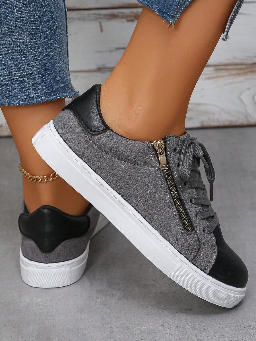 SZARE TRAMPKI casual