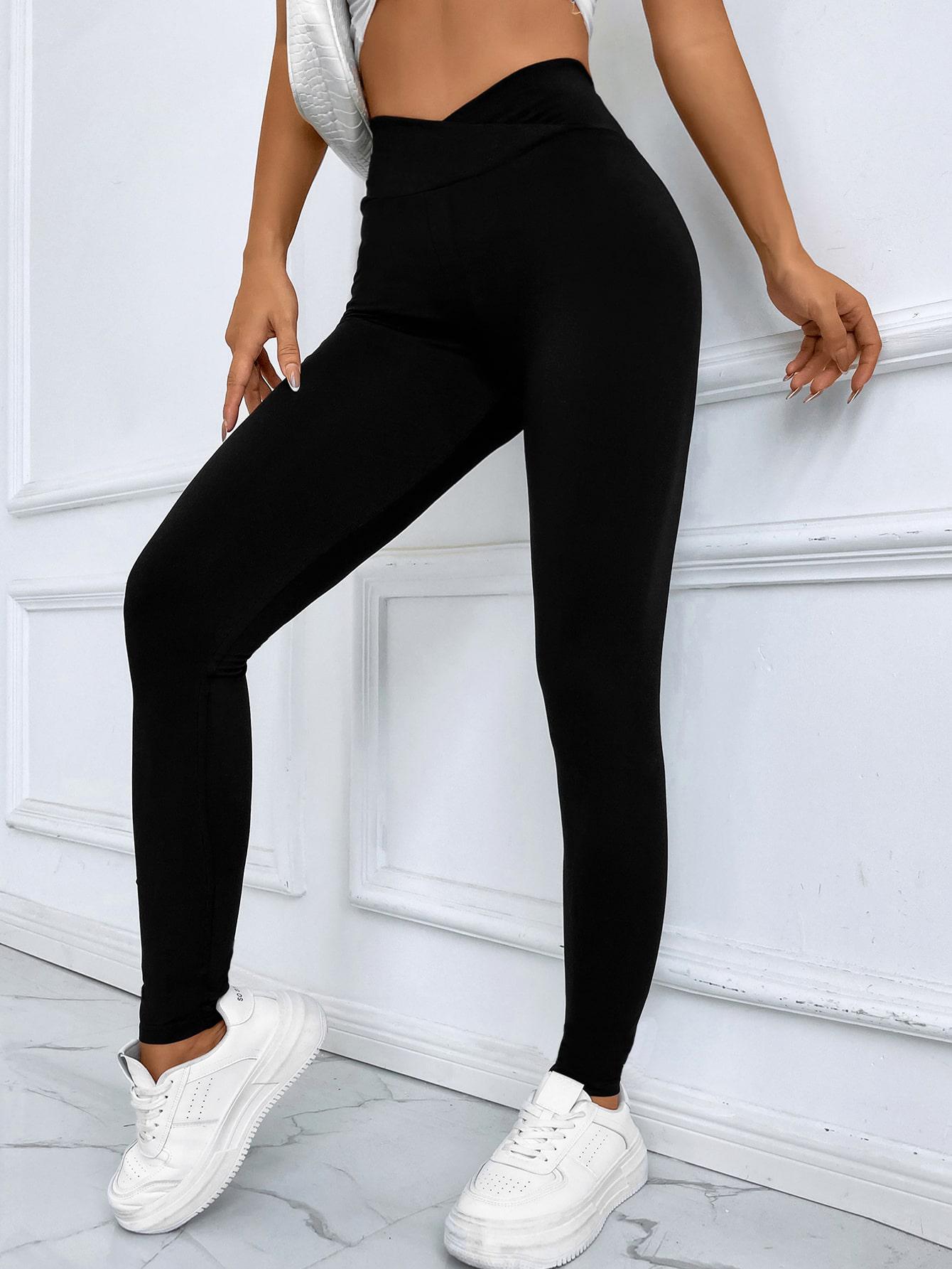 CZARNE LEGGINSY WYSOKI STAN
