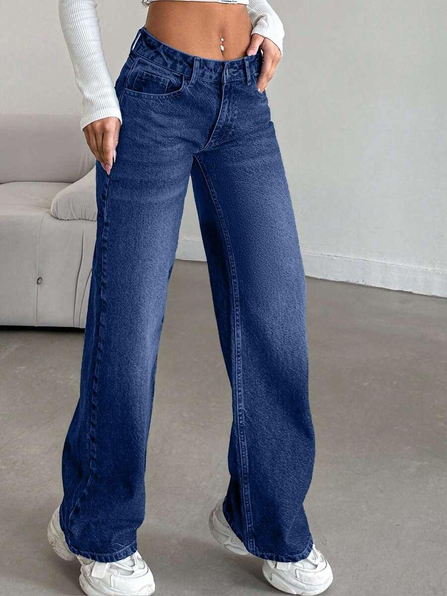 NIEBIESKIE SPODNIE JEANS
