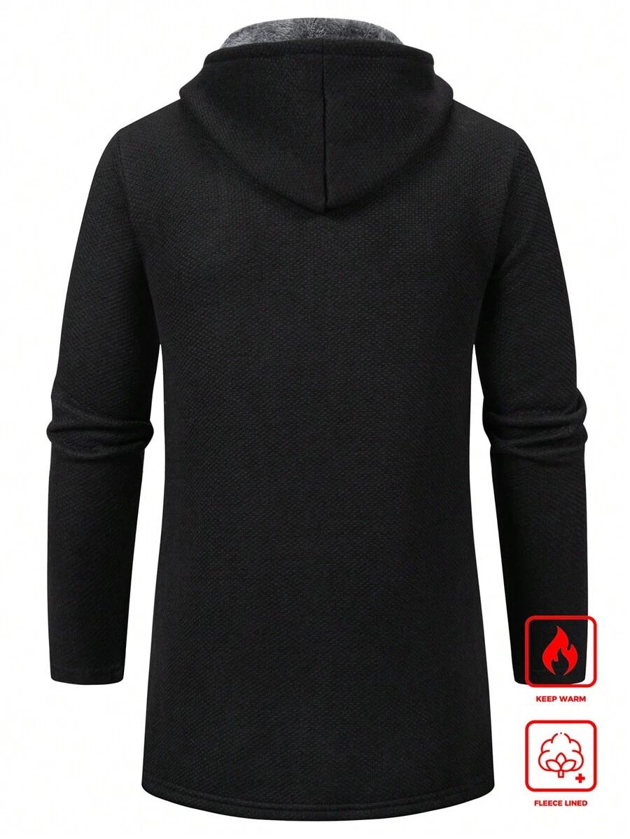 czarna rozpinana bluza kaptur