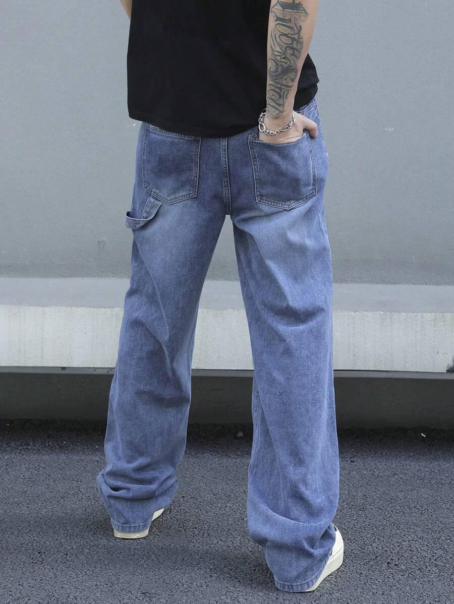 NIEBIESKIE SPODNIE JEANS