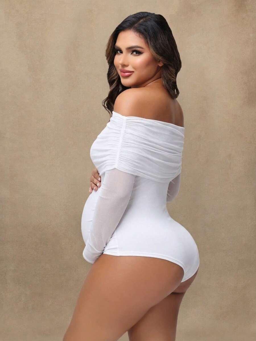 BIAŁE BODY ODKRYTE RAMIONA