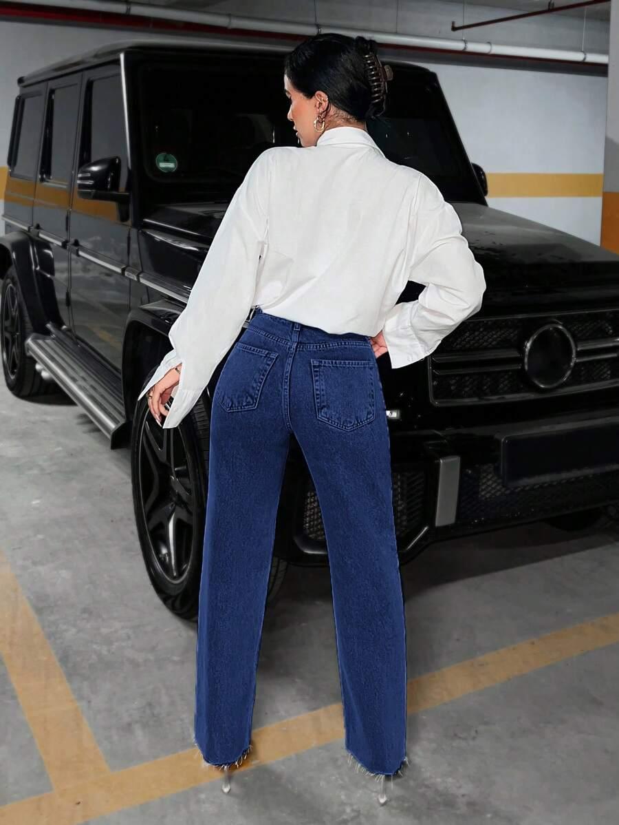 SPODNIE JEANS KIESZENIE