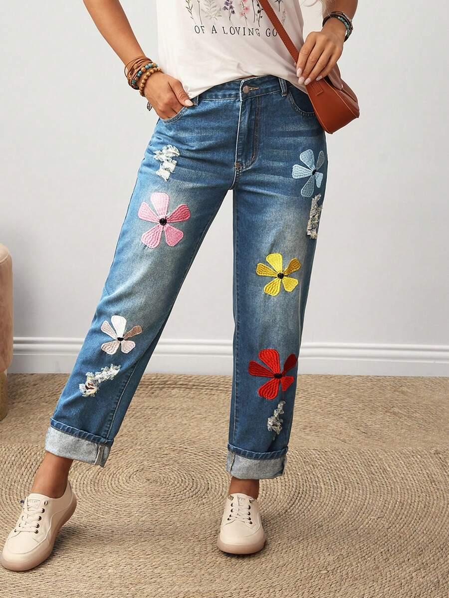 NIEBIESKIE SPODNIE JEANS