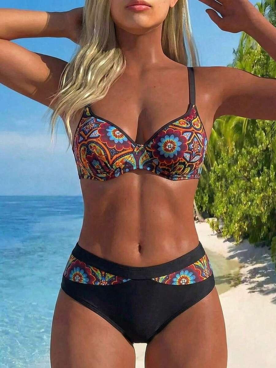 góra od bikini wzór