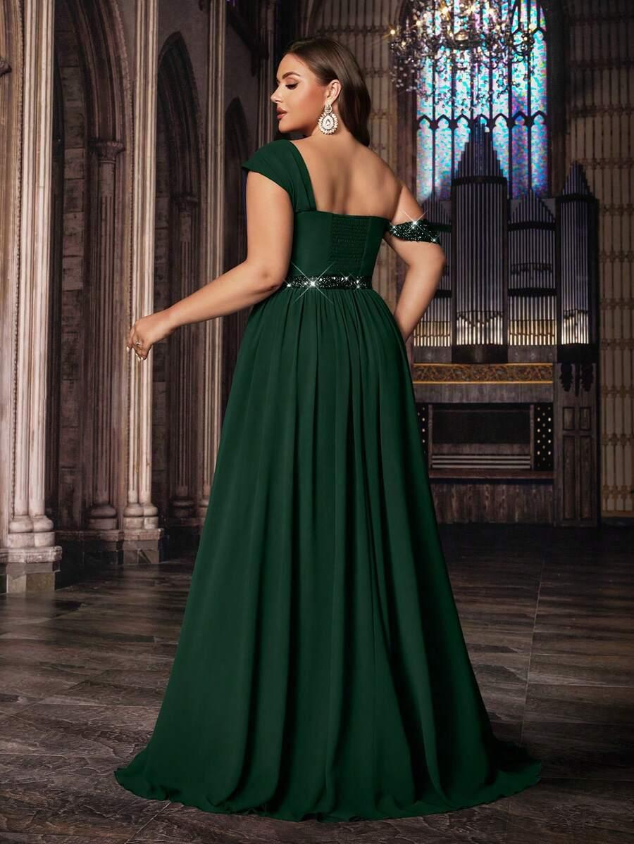 ZIELONA MAXI SUKIENKA