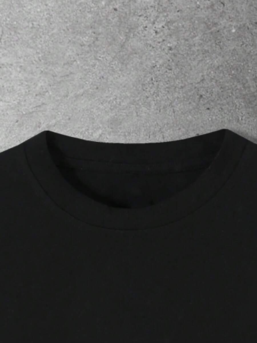 T-SHIRT OKRĄGŁY DEKOLT 