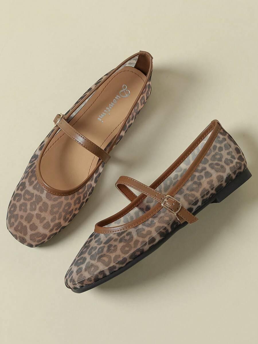 BALERINY LEOPARD PRINT