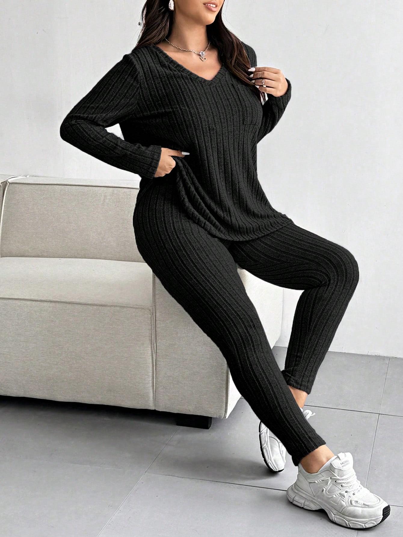 CZARNE SPODNIE CASUAL