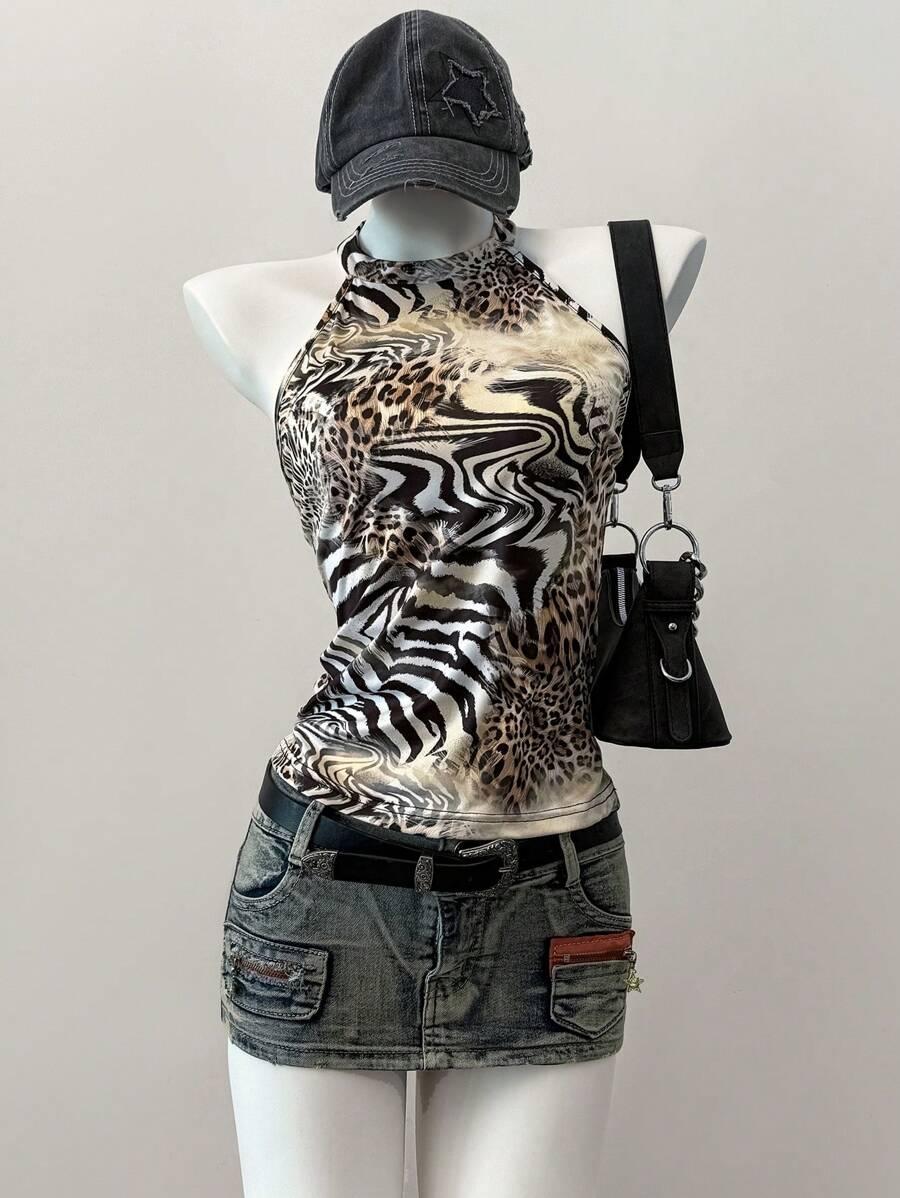 TOP ANIMAL PRINT