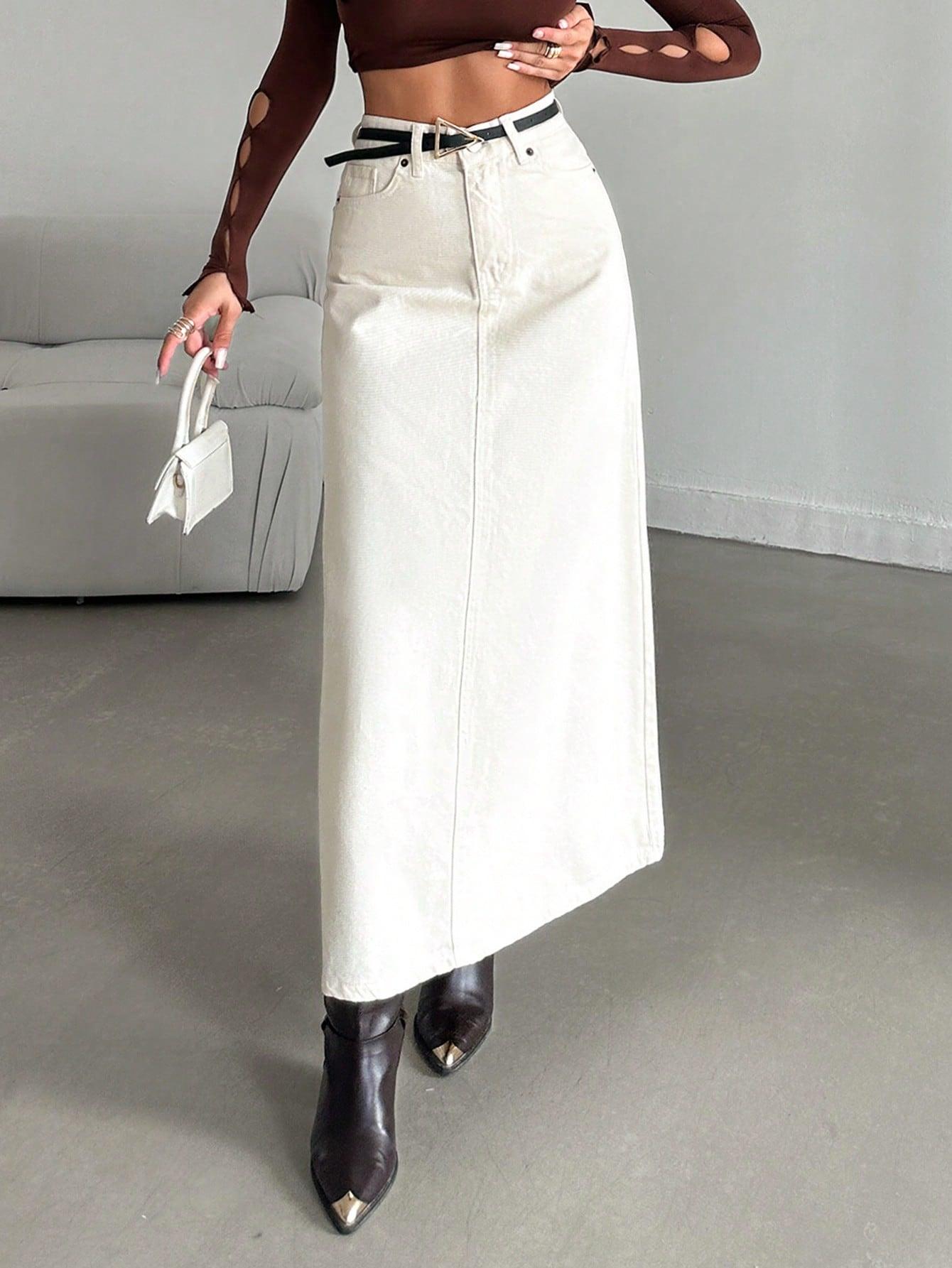 MAXI SPÓDNICA JEANS