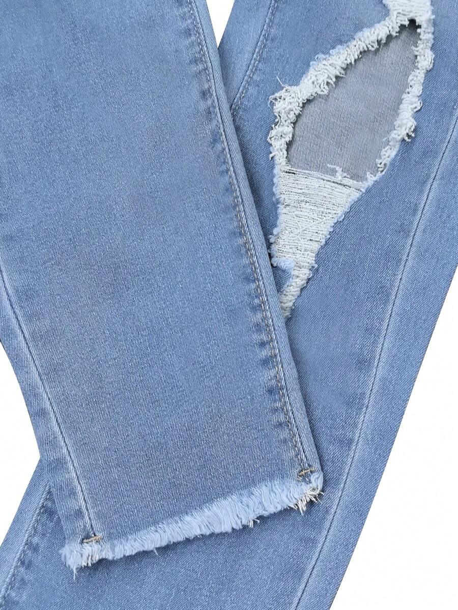 NIEBIESKIE SPODNIE JEANS