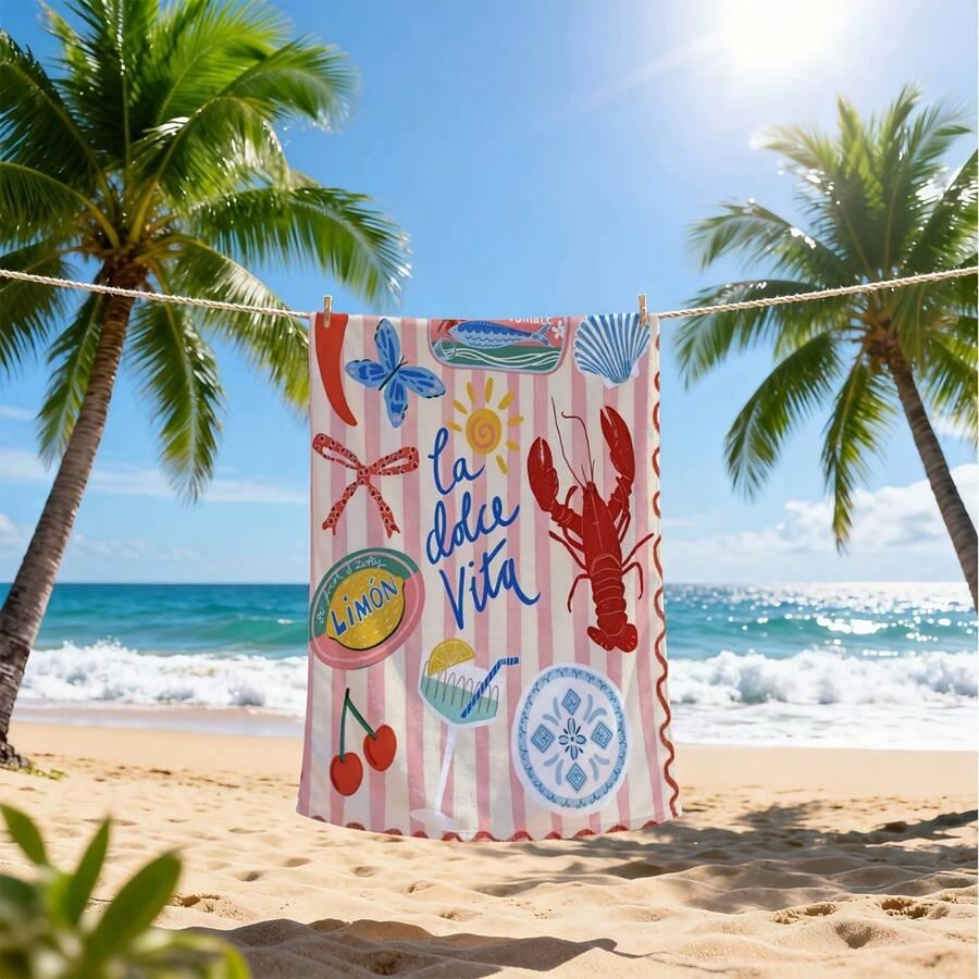 ręcznik plażowy print