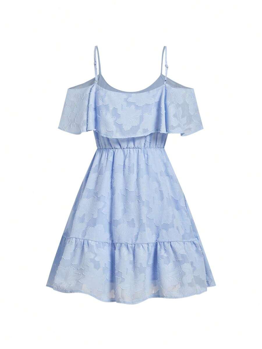 NIEBIESKA MINI SUKIENKA