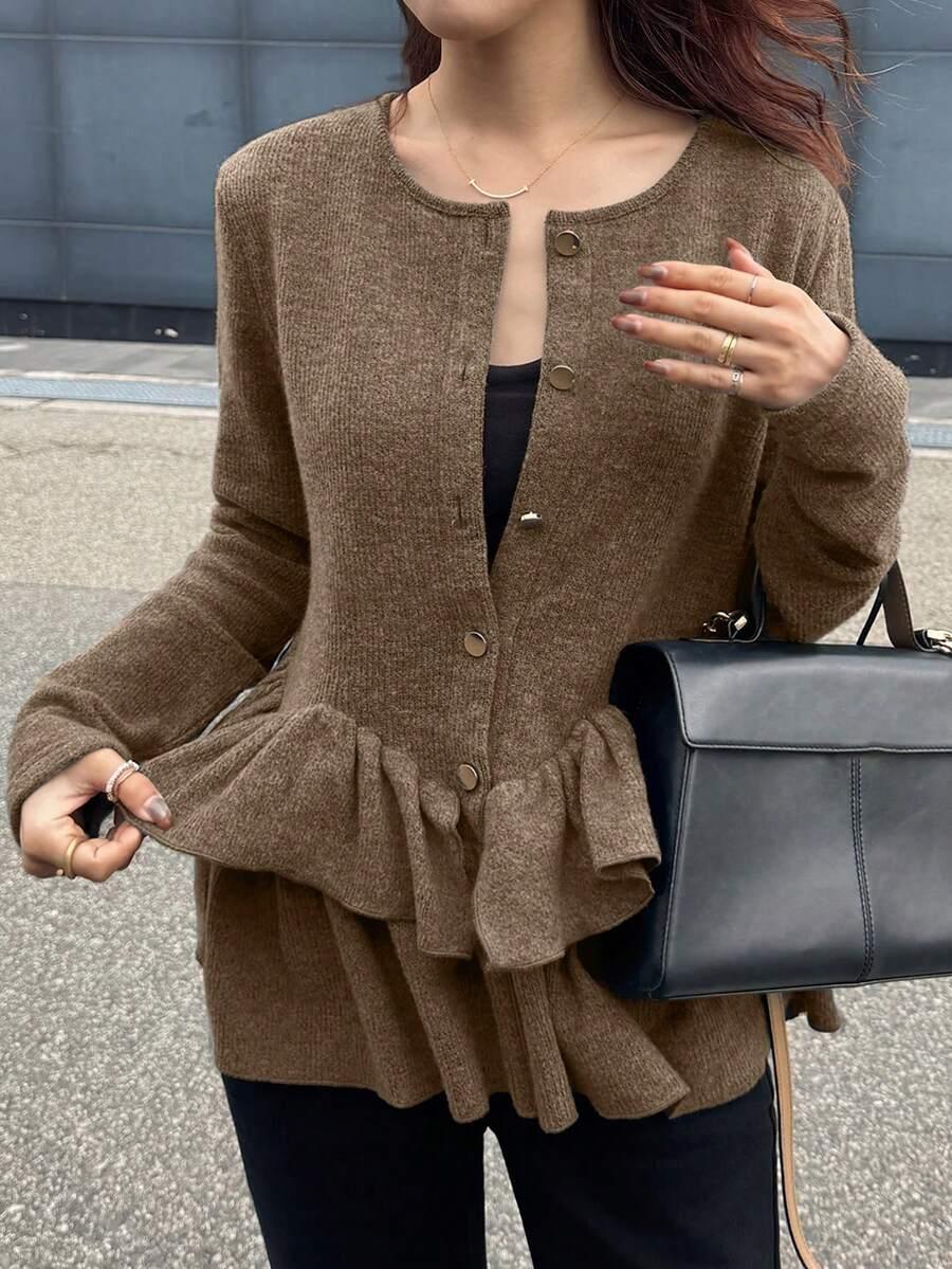 ROZPINANY SWETER GUZIKI 
