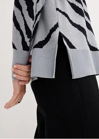 SWETER DAMSKI SZARY