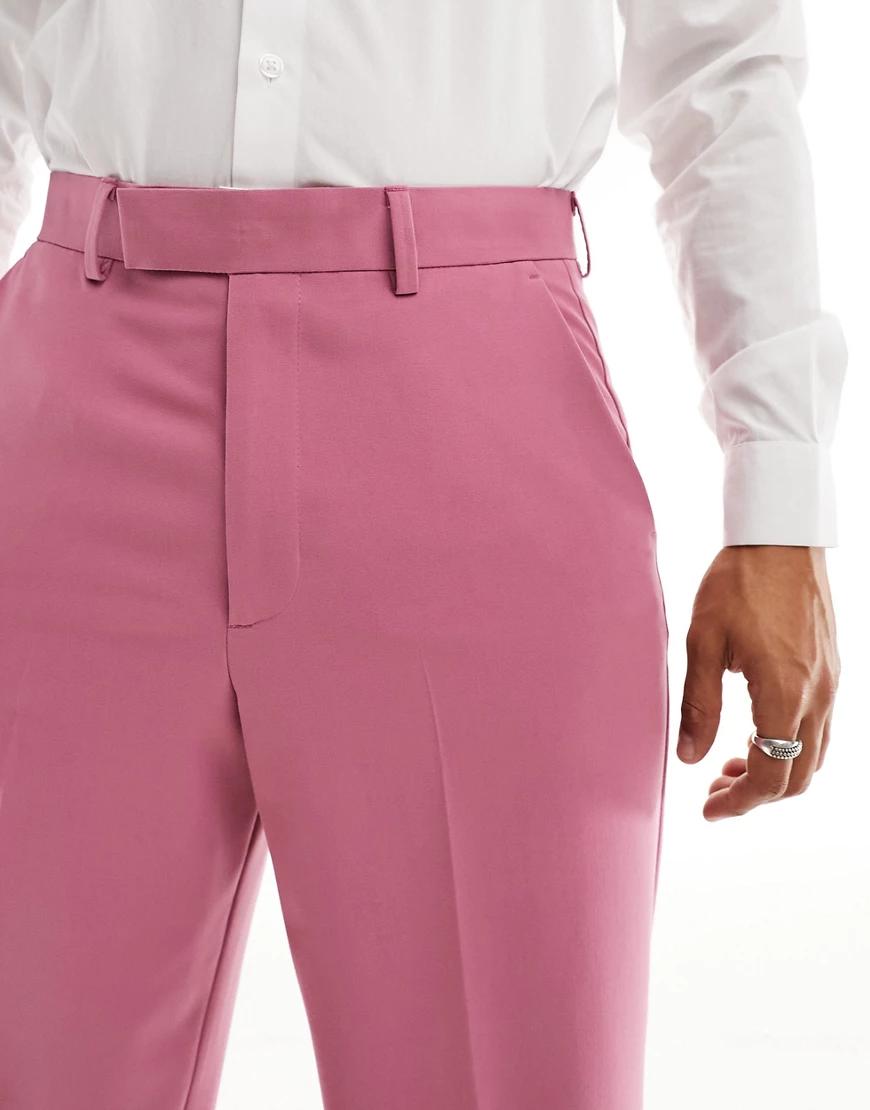 różowe eleganckie spodnie