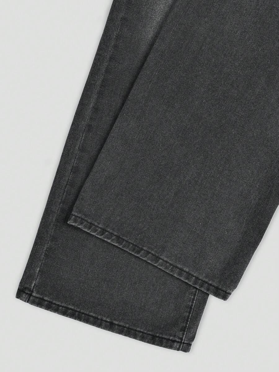 czarne spodnie jeans 