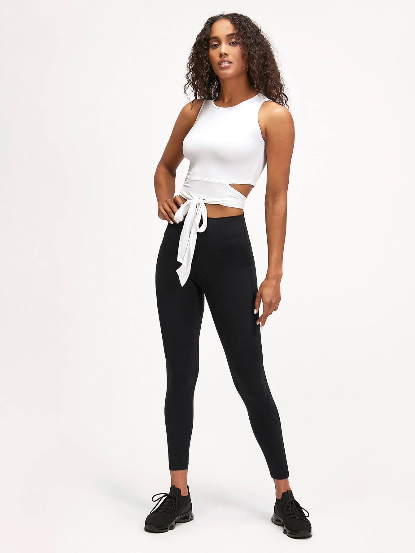 CZARNE LEGGINSY SPORTOWE