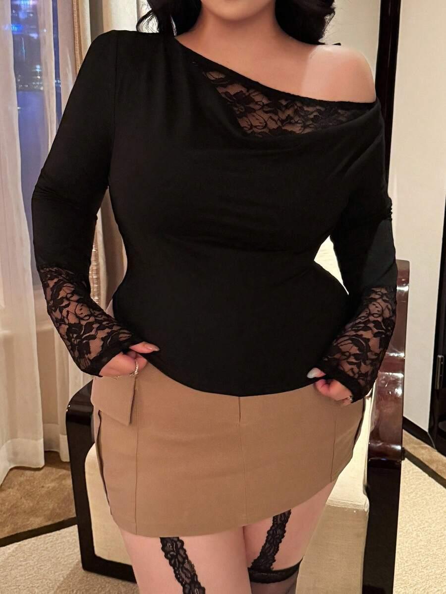 BLUZKA ELEGANCKA ASYMETRYCZNA
