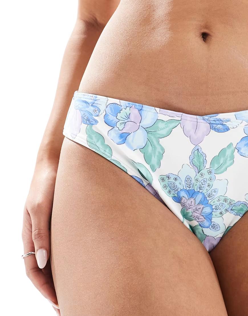 DÓŁ OD BIKINI WZÓR KWIATY